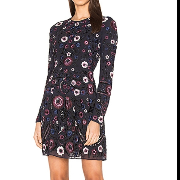 needle and thread navy dress